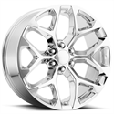 24 X 10 REPLICA 1 RP-09 **Fits 19-UP GM Trucks** SNOWFLAKE Chrome